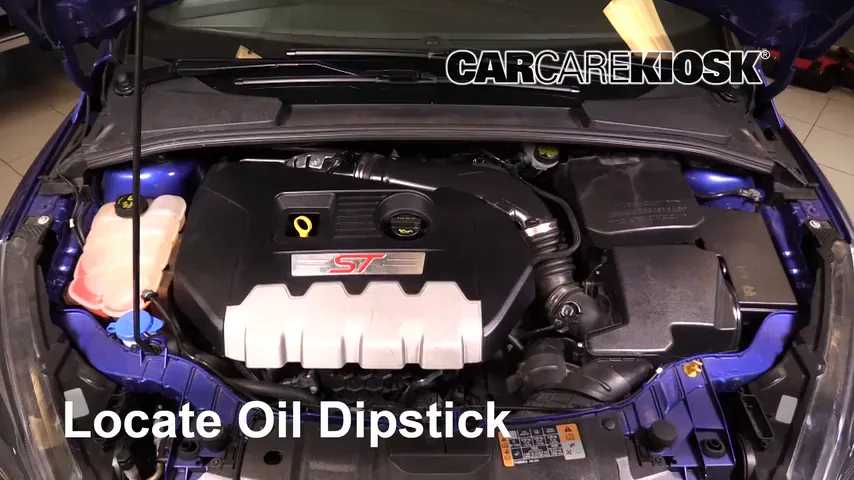 2016 Ford Focus ST 2.0L 4 Cyl. Turbo Oil Check Oil Level